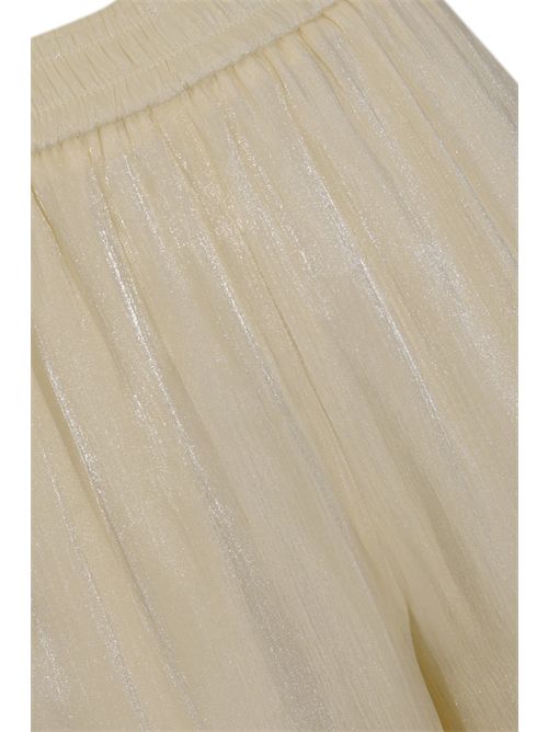 Pantalone ampio in tessuto lucido AMOSA | A26SSPA18PANNA