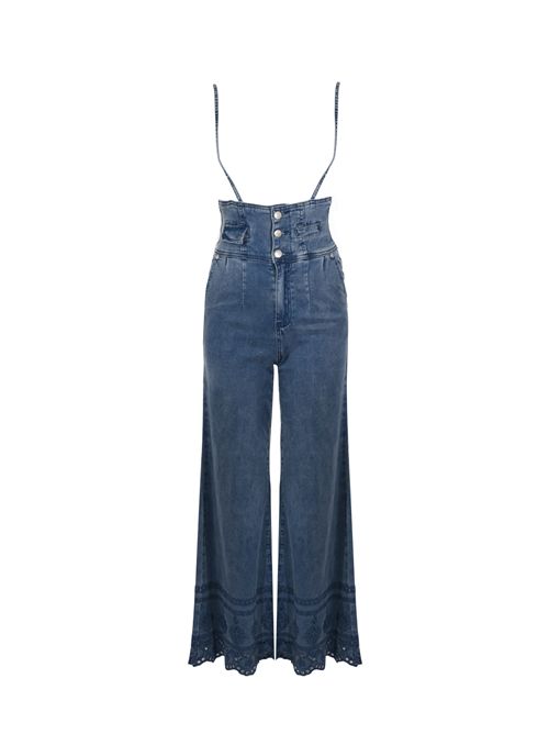 Salopette in denim di misto cotone AMOSA | A26SSPJ07U.V.