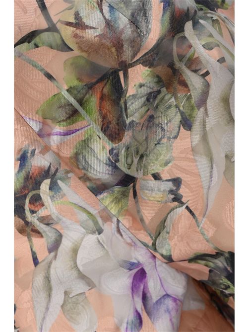 Shorts effetto seta con stampa floreale AMOSA | A26SSSH37U.V.