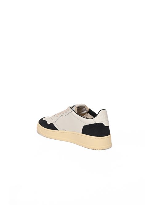 Sneakers Medalist Low in pelle e suede White/Oceano AUTRY | AULMFT07