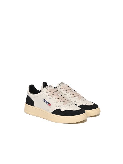 Sneakers Medalist Low in pelle e suede White/Oceano AUTRY | AULMFT07