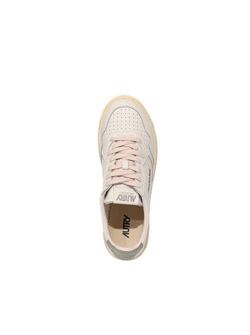 Sneakers Autry Medalist Low in pelle Bianco/Space AUTRY | AULMLL11