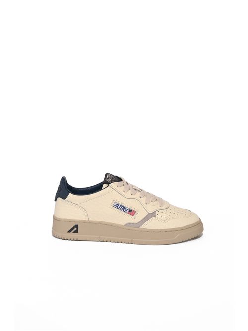Sneakers Medalist Low in pelle e nabuk Blue/Periscope AUTRY | AULMNE12