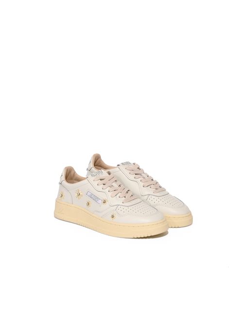 Sneakers Medalist Low in pelle con applicazioni AUTRY | AULWWE01