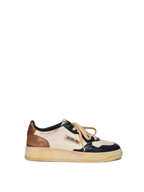 Sneakers Medalist Low Super vintage in pelle Bianco/Rame/Space AUTRY | AVLMSV58