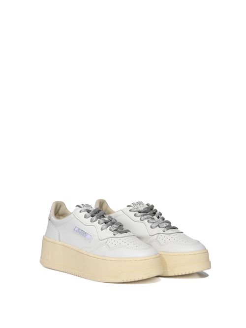 Sneakers Medalist Platform in pelle Bianco AUTRY | PTLWSW02