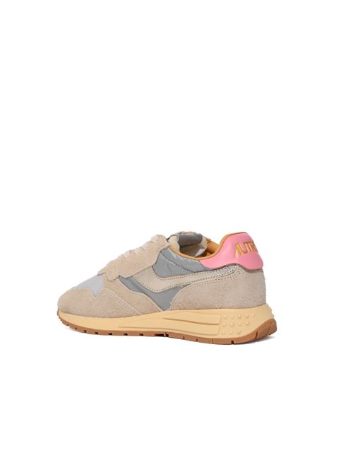 Sneakers Reelwind Low in nylon e suede Silver Platinum Reflective AUTRY | WWLWRL06