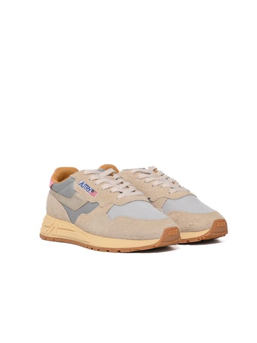 Sneakers Reelwind Low in nylon e suede Silver Platinum Reflective AUTRY | WWLWRL06