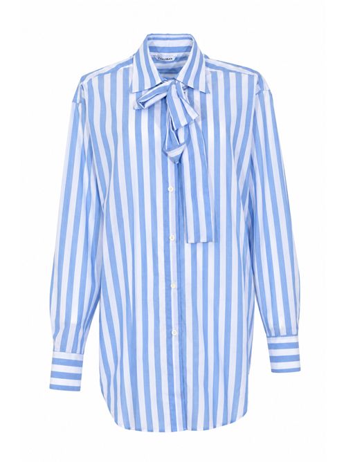 Camicia lunga in cotone a righe Caliban | 4Y1CP3HRB2