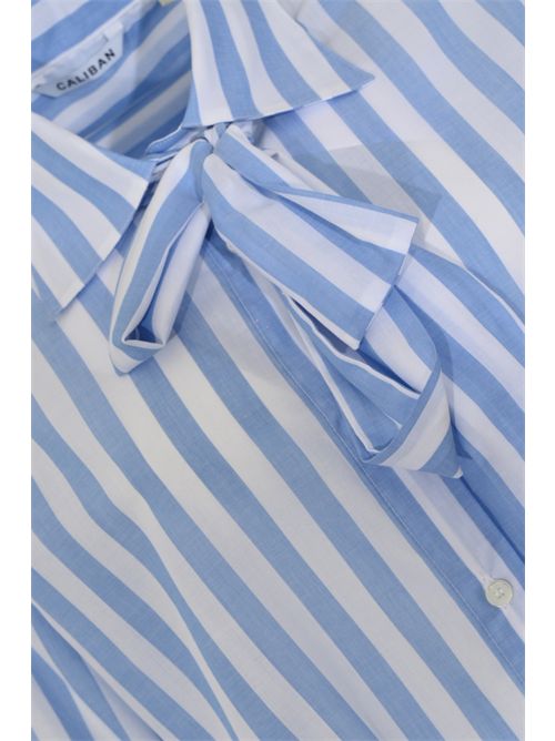 Camicia lunga in cotone a righe Caliban | 4Y1CP3HRB2