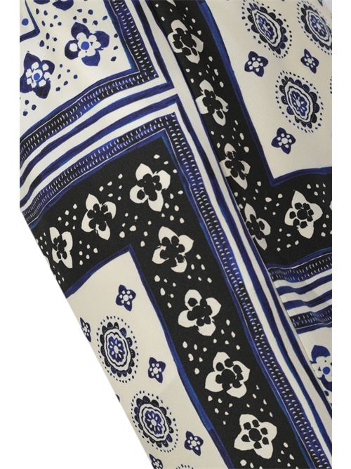 Pantalone in seta con stampa Caliban | 4Y5TP4WFE1