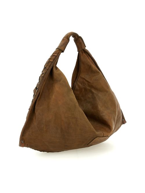Borsa Atena in pelle con intreccio CAMPOMAGGI | C000570NDC2502
