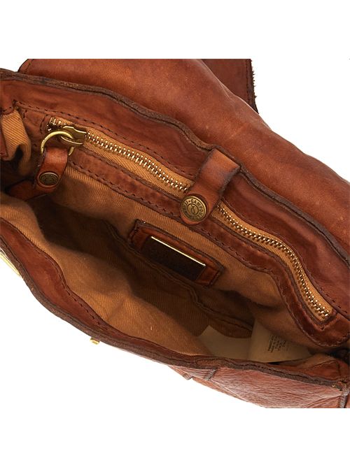 Borsa Gioachina in cuoio e paglia CAMPOMAGGI | C029370NDF2027