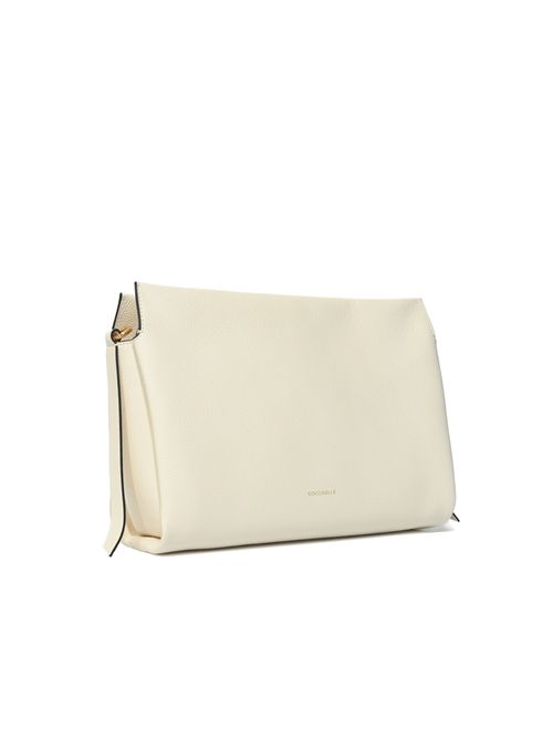 Borsa Boheme Medium in pelle Pearl/Cognac Coccinelle | E1M50190201685