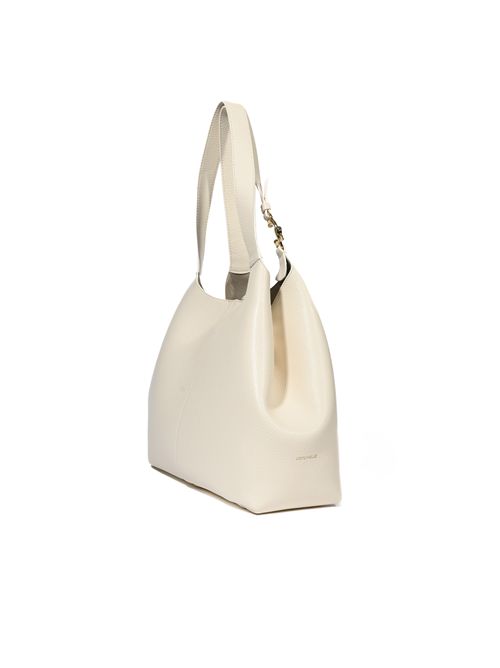Borsa a spalla C-Easy Large in pelle Pearl Coccinelle | E1SHA110101N17