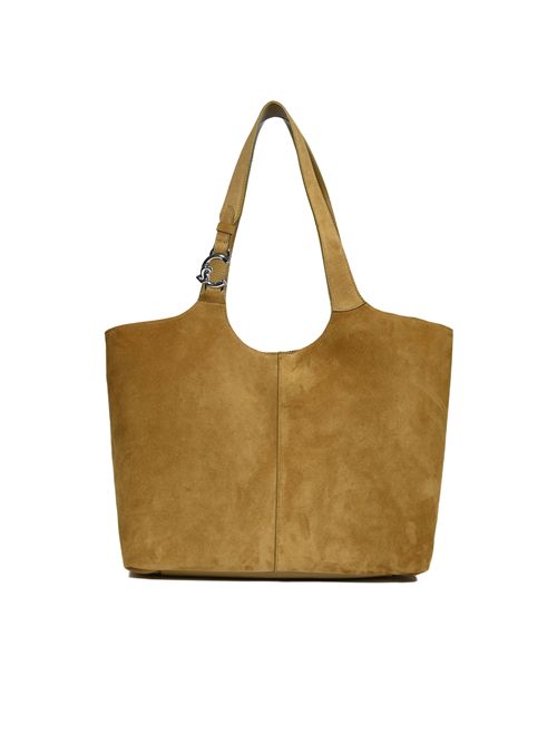 Borsa a spalla C-Easy Suede Large Seagrass Coccinelle | E1THE110101G43