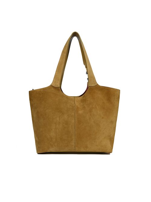 Borsa a spalla C-Easy Suede Large Seagrass Coccinelle | E1THE110101G43