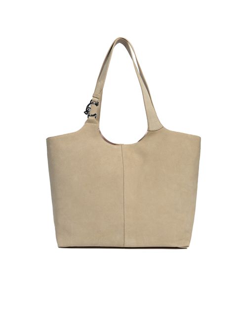 Borsa a spalla C-Easy Suede Large Sandshell Coccinelle | E1THE110101N64