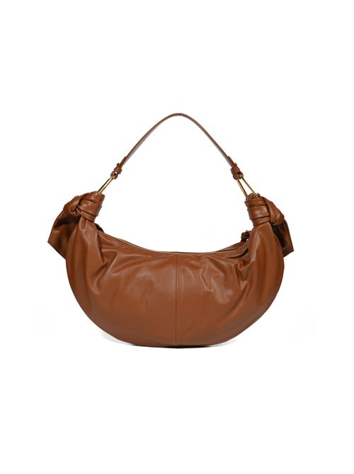 Borsa a spalla Furoshiki Puffy Medium in pelle Cognac Coccinelle | E1U1A130201W11