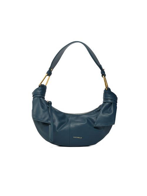 Borsa a spalla Furoshiki Small in pelle Deep Blue Coccinelle | E1U1A130301B27