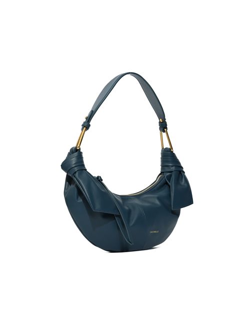 Borsa a spalla Furoshiki Small in pelle Deep Blue Coccinelle | E1U1A130301B27