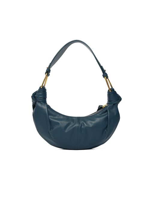 Borsa a spalla Furoshiki Small in pelle Deep Blue Coccinelle | E1U1A130301B27