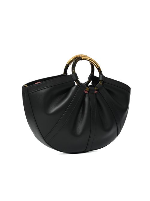 Borsa Shell Large in pelle con manici Nero Coccinelle | E1U5A180101001
