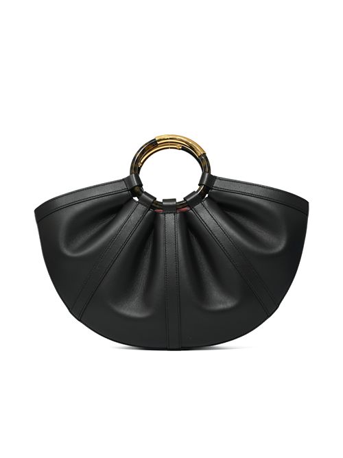 Borsa Shell Large in pelle con manici Nero Coccinelle | E1U5A180101001