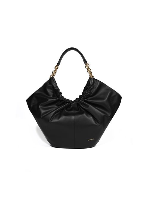 Borsa shopping Smash Medium in pelle Noir Coccinelle | E1U5F110201001
