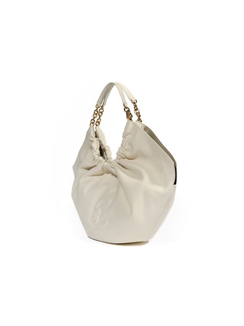 Borsa shopping Smash Medium in pelle Pearl Coccinelle | E1U5F110201N17