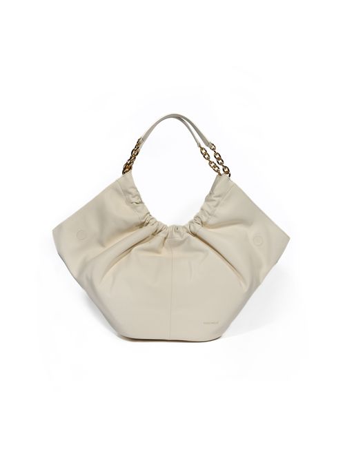 Borsa shopping Smash Medium in pelle Pearl Coccinelle | E1U5F110201N17