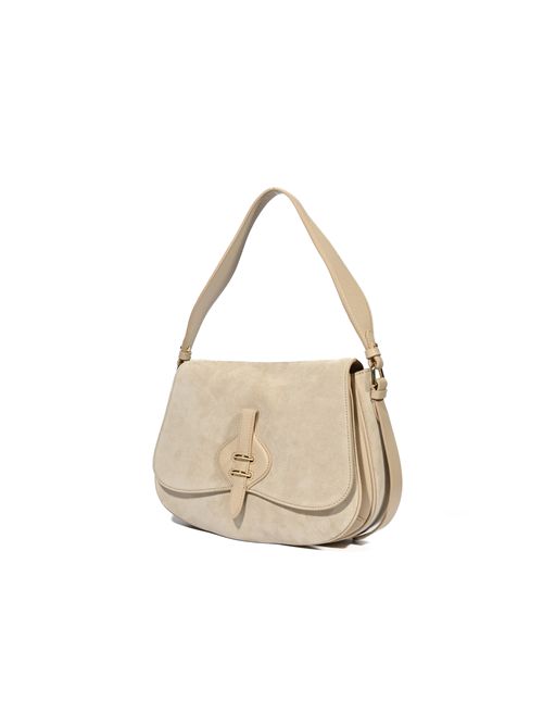 Borsa a spalla Mavery Large in suede Sandshell Coccinelle | E1U7H120101N64