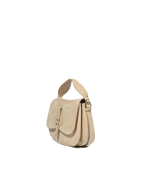Borsa a spalla Mavery Medium in suede Sandshell Coccinelle | E1U7H180101N64