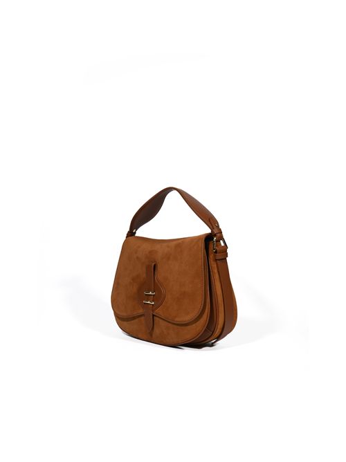 Borsa a spalla Mavery Medium in suede Cognac Coccinelle | E1U7H180101W11
