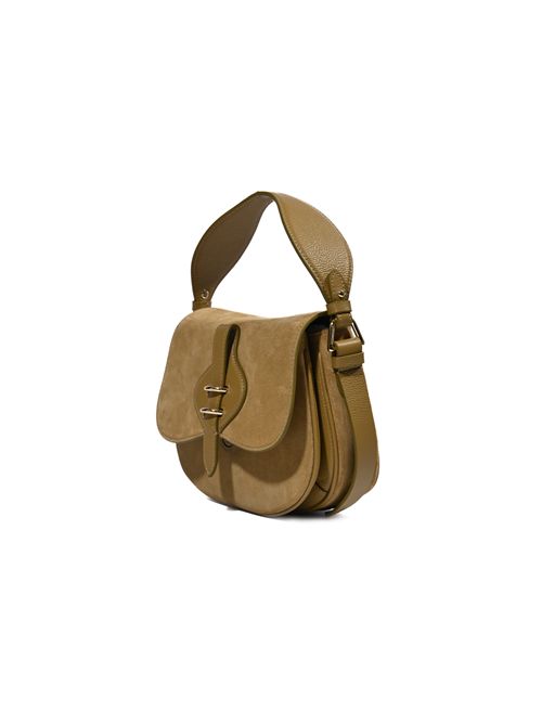 Borsa a spalla Mavery Small in suede Seagrass Coccinelle | E1U7H180201G43