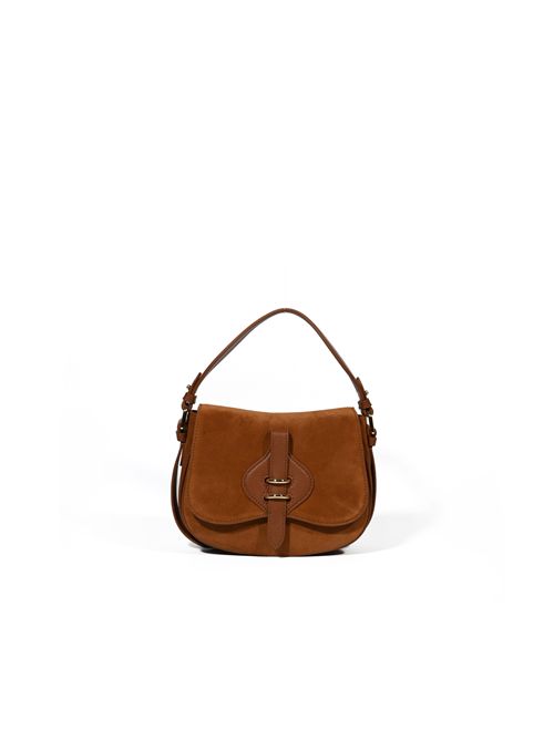 Borsa a spalla Mavery Small in suede Cognac Coccinelle | E1U7H180201W11
