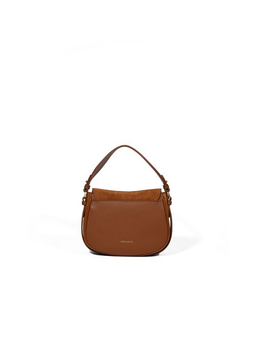 Borsa a spalla Mavery Small in suede Cognac Coccinelle | E1U7H180201W11