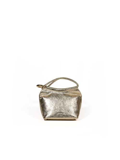 Borsa a mano Finn Pouch Small in pelle Pale gold Coccinelle | E1UAA580101J84