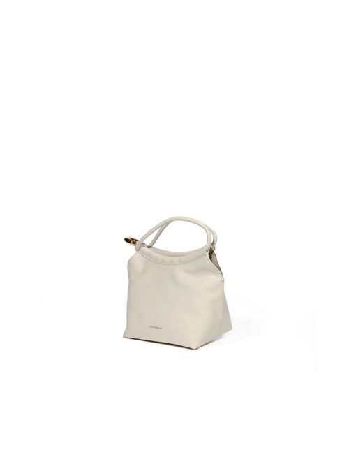 Borsa a mano Finn Pouch Small in pelle Pearl Coccinelle | E1UAA580101N17