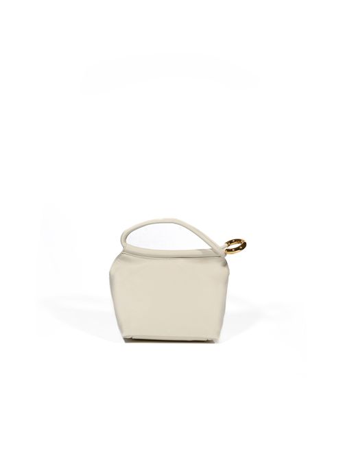 Borsa a mano Finn Pouch Small in pelle Pearl Coccinelle | E1UAA580101N17