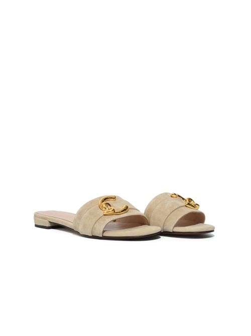 Sandali C-Me in suede Sandshell Coccinelle | E4SB2170101N64