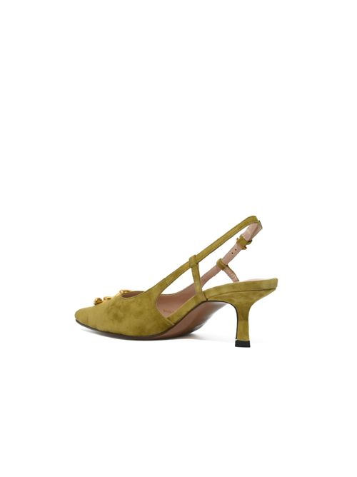 Scarpe slingback C-Me in suede Seagrass Coccinelle | E4SB2210101G43