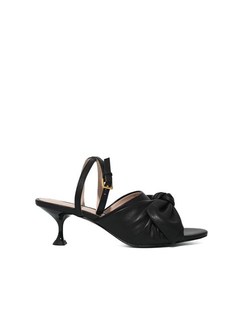 Sandali Furoshiki Smooth in pelle Nero Coccinelle | E4U1C180101001