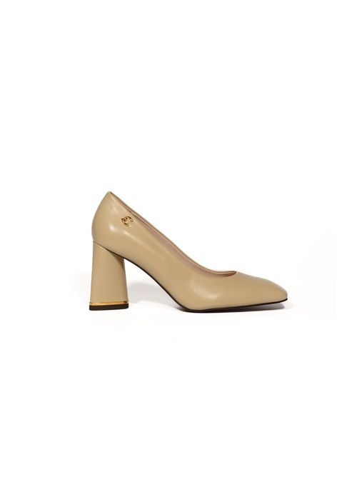 Scarpe Décolleté C-Everyday in pelle Sandshell Coccinelle | E4U1L130201N64