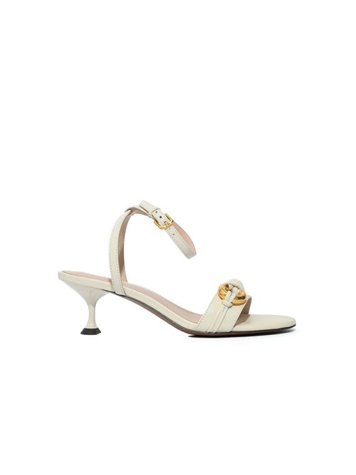 Sandali Finn in pelle Pearl Coccinelle | E4U7S180301N17