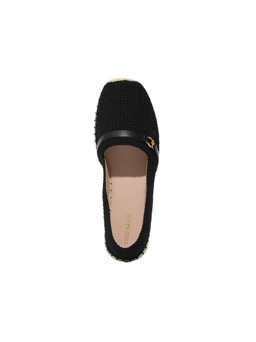 Espadrillas C-Easy in cotone e pelle Nero Coccinelle | E4UA7220101001