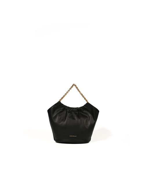 Borsa a mano Smash Small in pelle Noir Coccinelle | E5U5F580101001