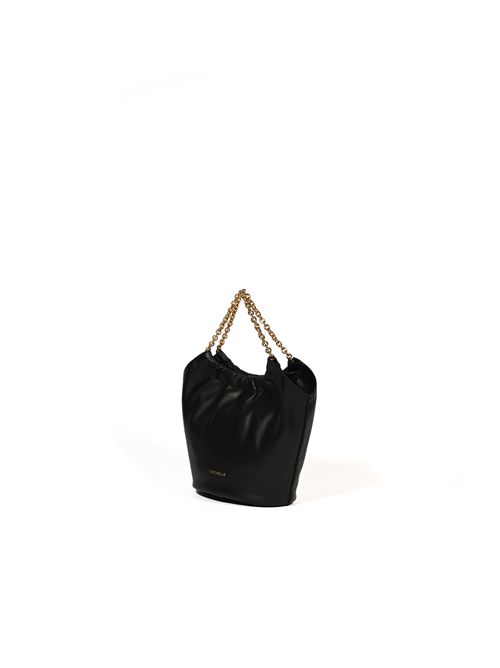 Borsa a mano Smash Small in pelle Noir Coccinelle | E5U5F580101001