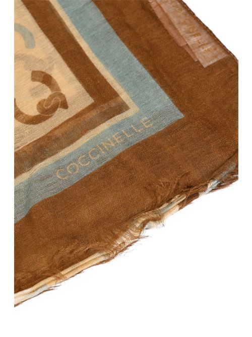 Foulard in misto seta e modal Marrone Coccinelle | E7TOY350101M09