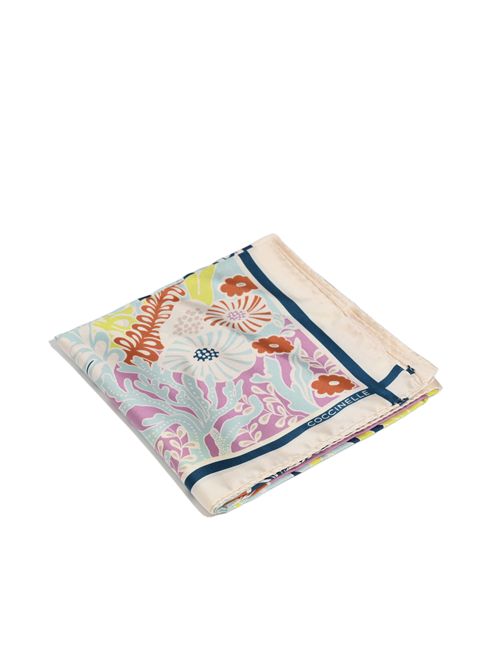 Foulard in seta con stampa floreale Coccinelle | E7UY3380101M72